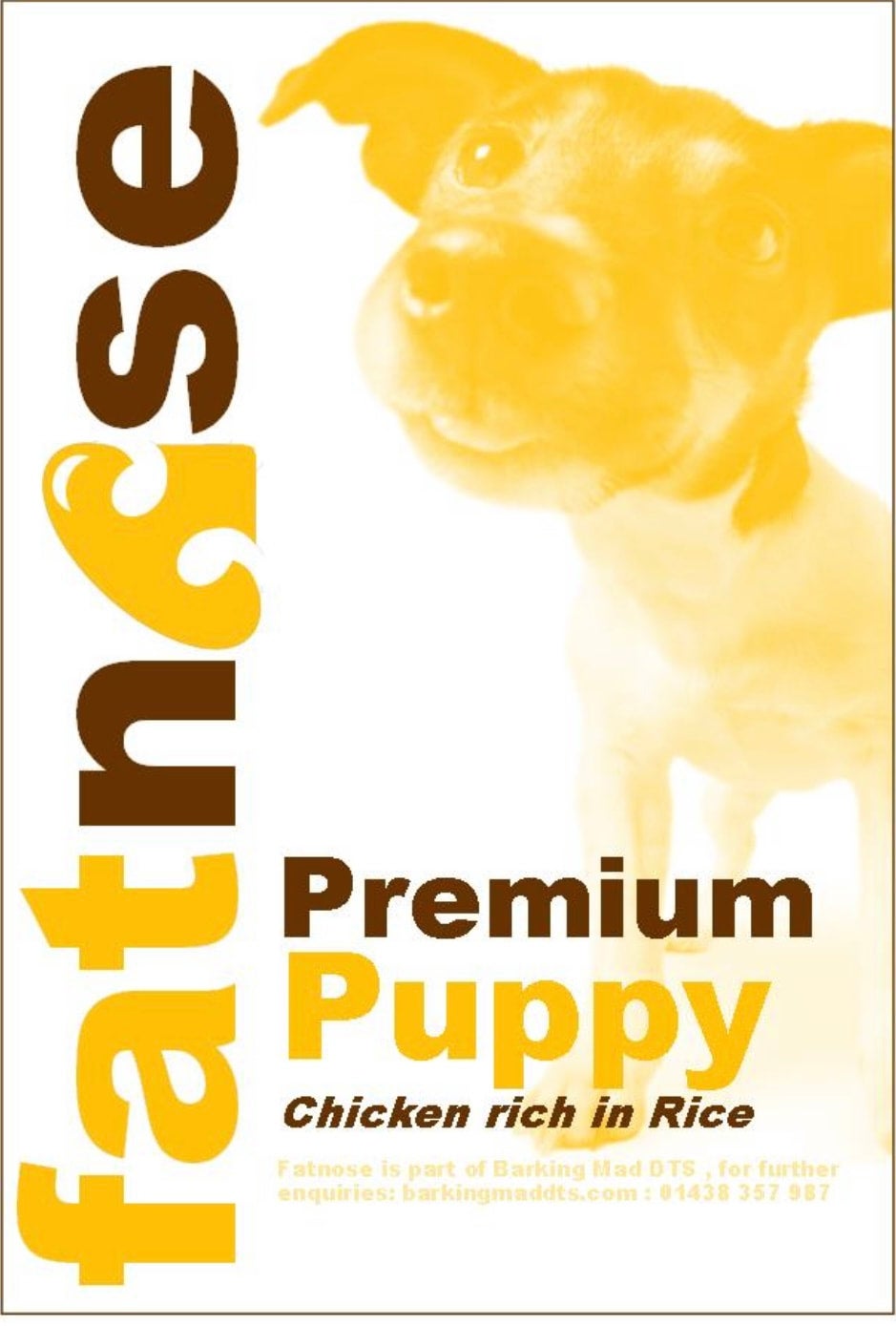Puppy barking sale for food